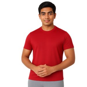 Signature Red Crew Neck Tee