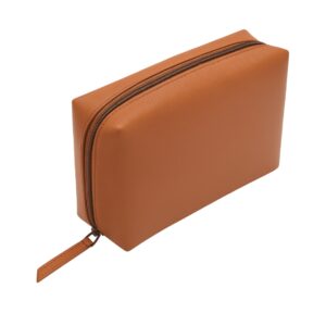 Premium Tan Leatherette Pouch