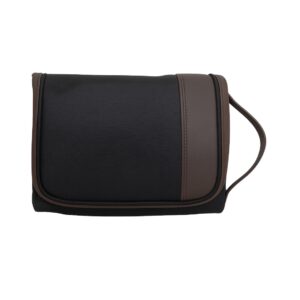 Black & Brown Toiletry Bag