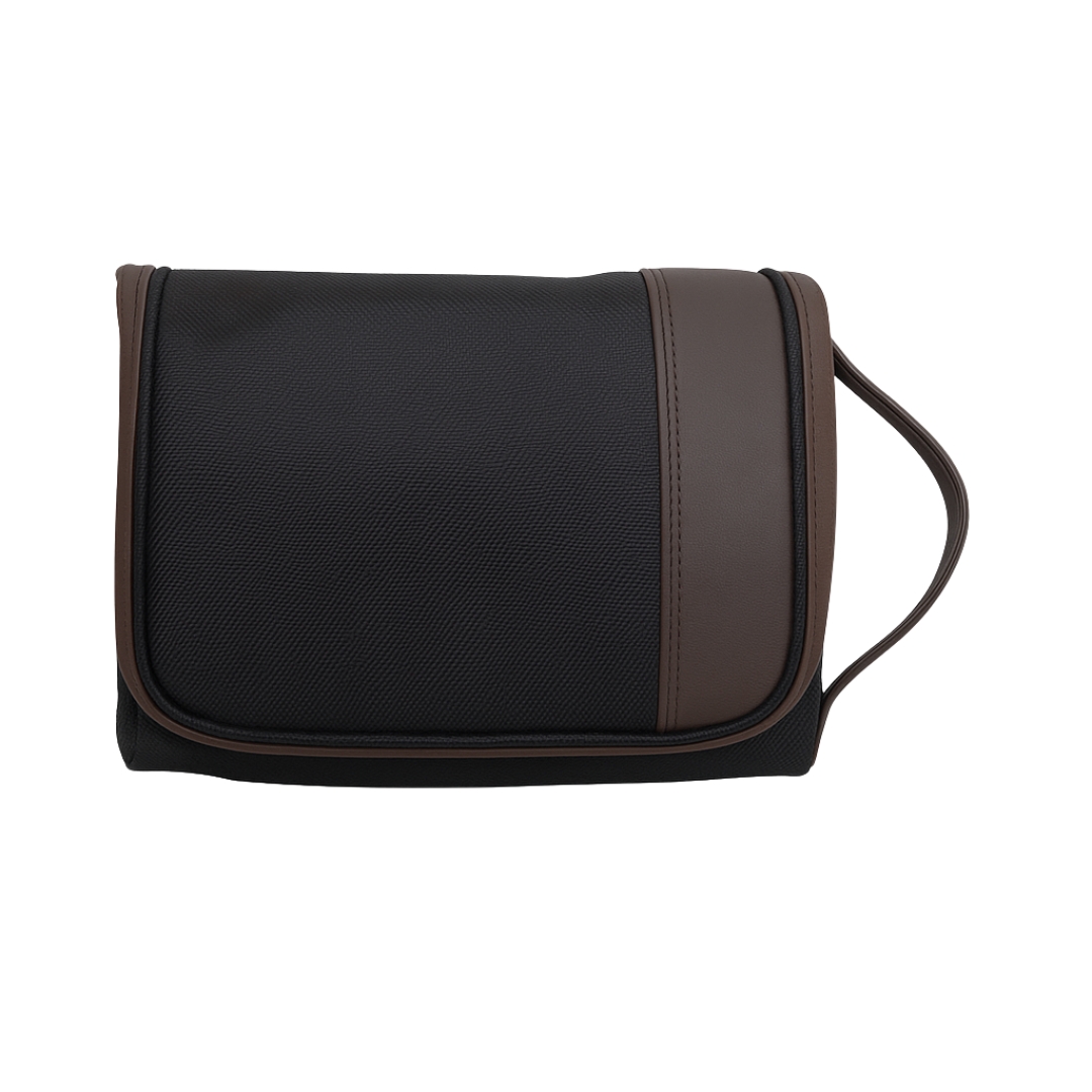 Black & Brown Toiletry Bag