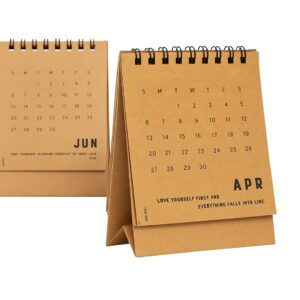 Kraft Desk Calendar
