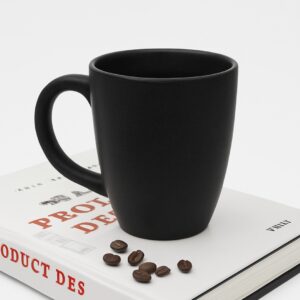 Matte Black Ceramic Mug