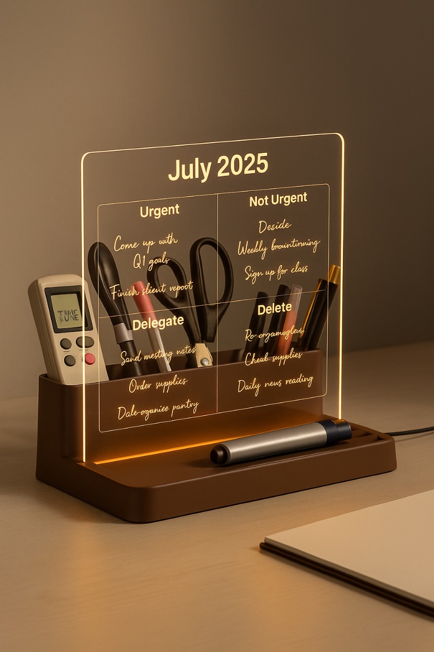 Acrylic Monthly Desk Planner