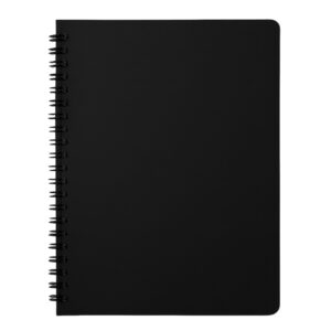Classic Black Spiral Notebook