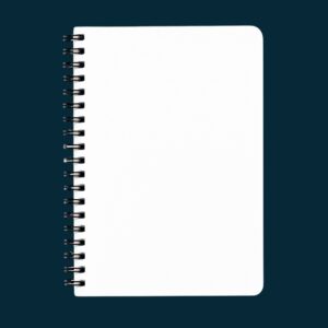 Classic White Spiral Notebook