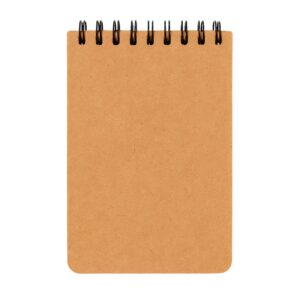 Kraft Spiral Flip Notebook
