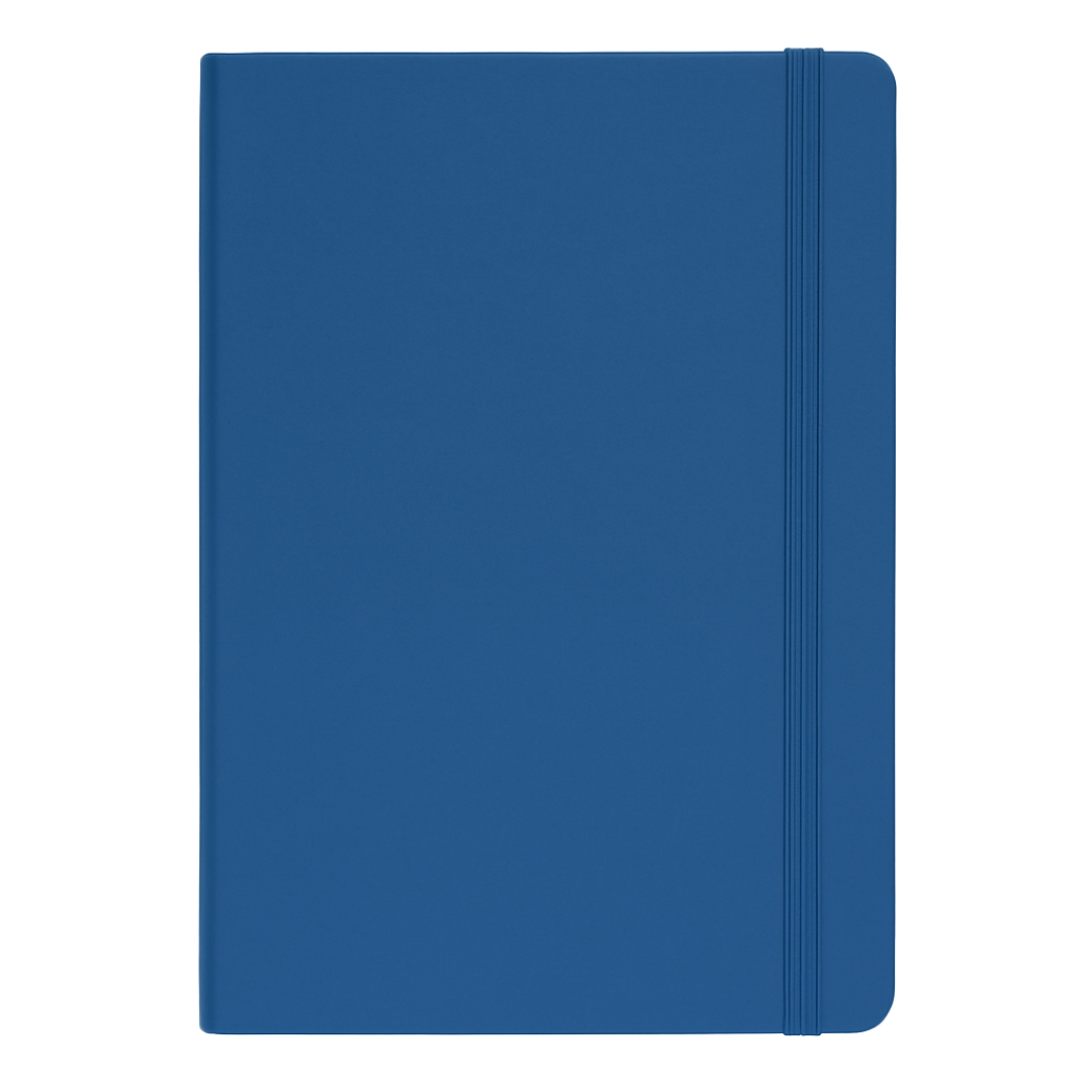 Royal Blue Hardcover Notebook with Elastic Closure