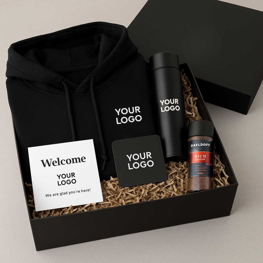 Premium Black Hoodie Gift Hamper